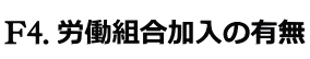 労働組合加入の有無