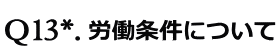 労働条件について