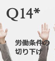 Q14*労働条件の切り下げ