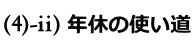 年休の使い道