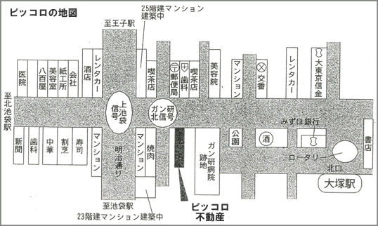 ピッコロの地図