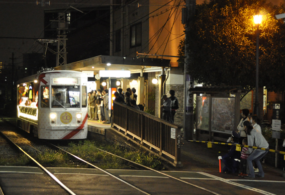 夜の花電車-1