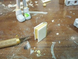5mm角棒を1.2mmプラ版でサンドイッチ