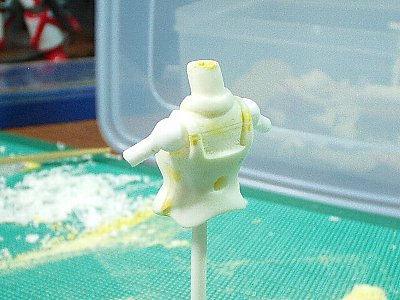 左肩に気泡発見だ