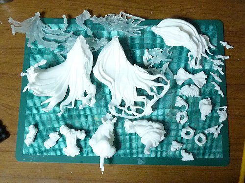 パーツは洗浄済みなのですぐに作れるぜ