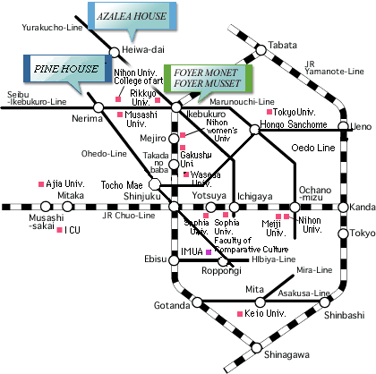 international house 
      map