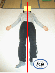 体のゆがみを直して肩こり、生理不順、便秘、Ｏ脚が改善